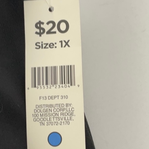 NWT Bobbie Brooks women’s plus size black/pink full zip jacket, size 1X - Picture 8 of 8